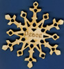 Peace Inspirational Snowflake